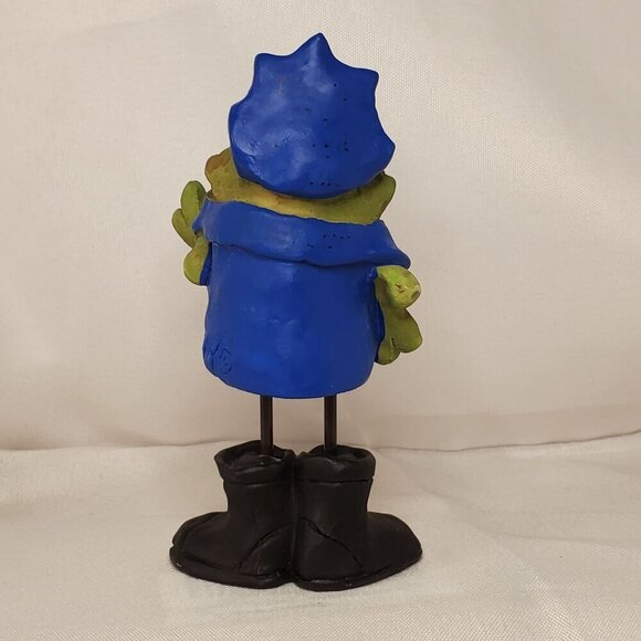 Russ Berrie Frog Cop from the Teenie Countrykins series By Kathleen Kelly - Picture 6 of 10